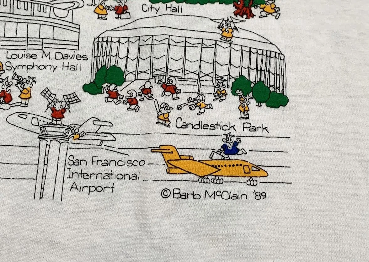 Vintage Barb Mclain San Francisco T Shirt (Size XL) — RootsBK